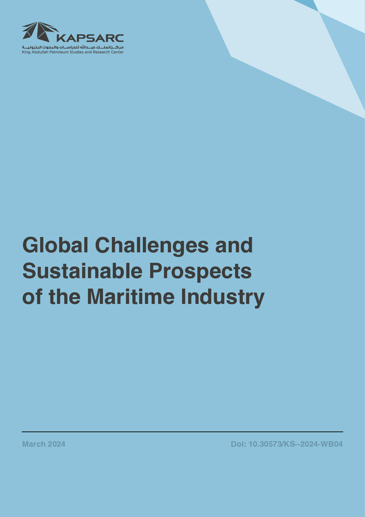 Global Challenges and Sustainable Prospects of the Maritime Industry (1)