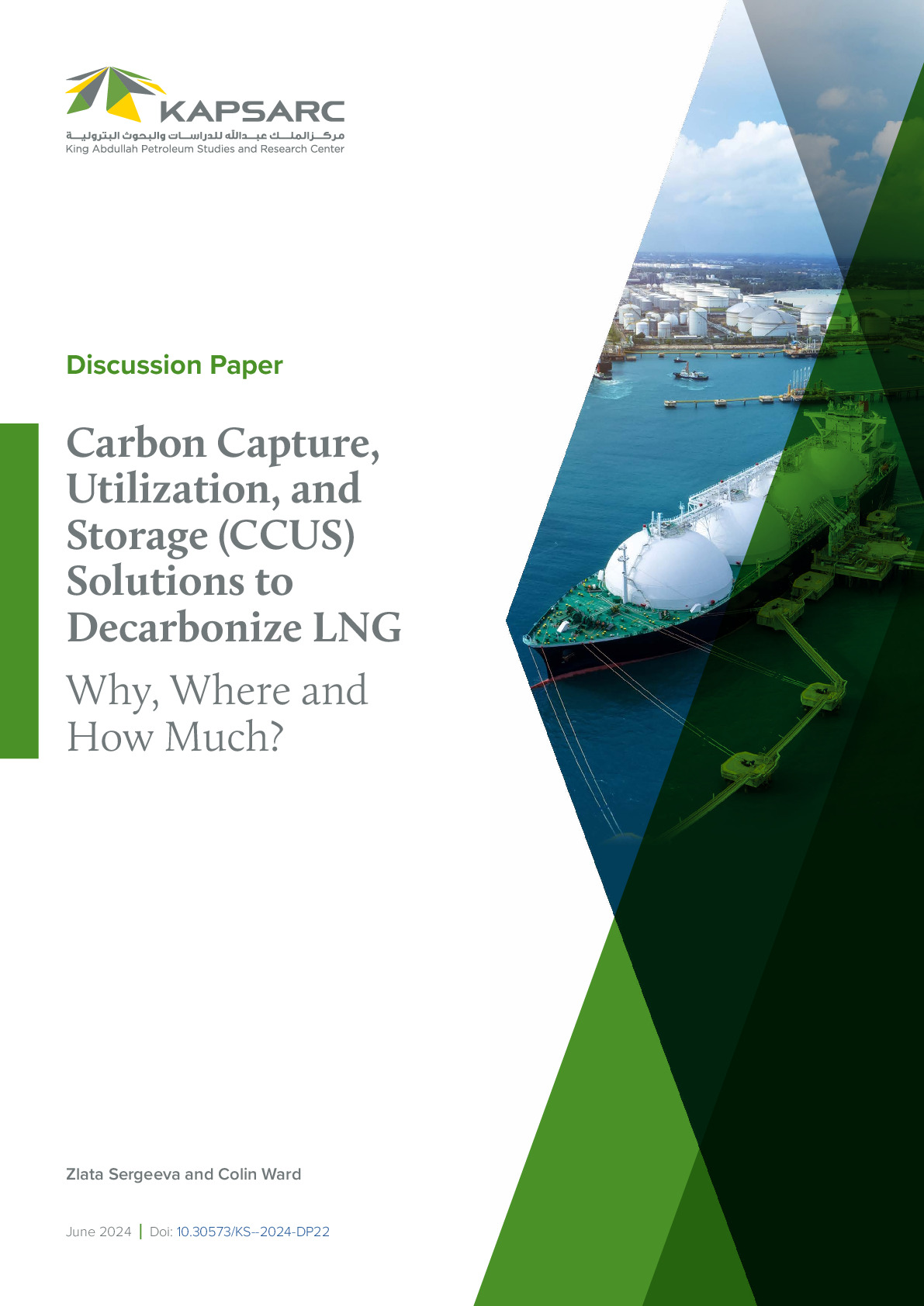 Carbon Capture, Utilization, and Storage (CCUS) Solutions to Decarbonize LNG: Why, Where and How Much? (1)