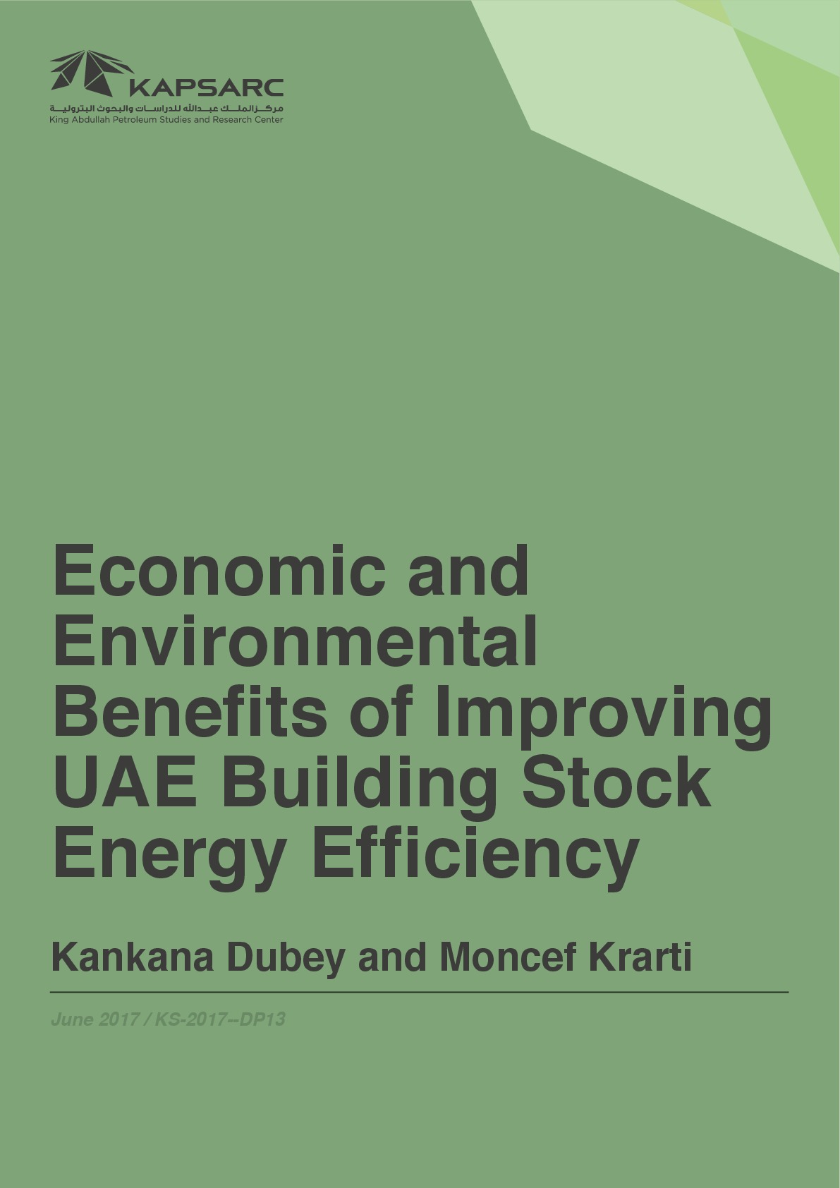 Economic and Environmental Benefits of Improving UAE Building Stock Energy Efficiency (1)