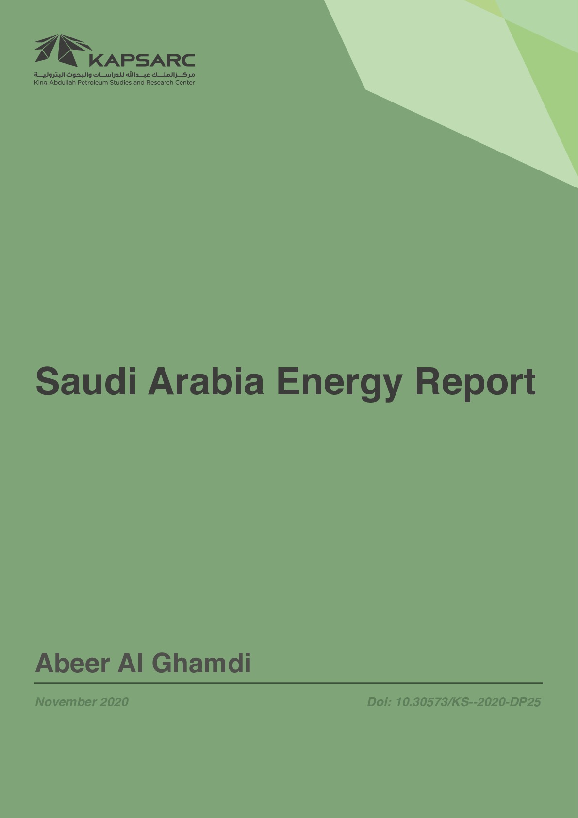 Saudi Arabia Energy Report (1)