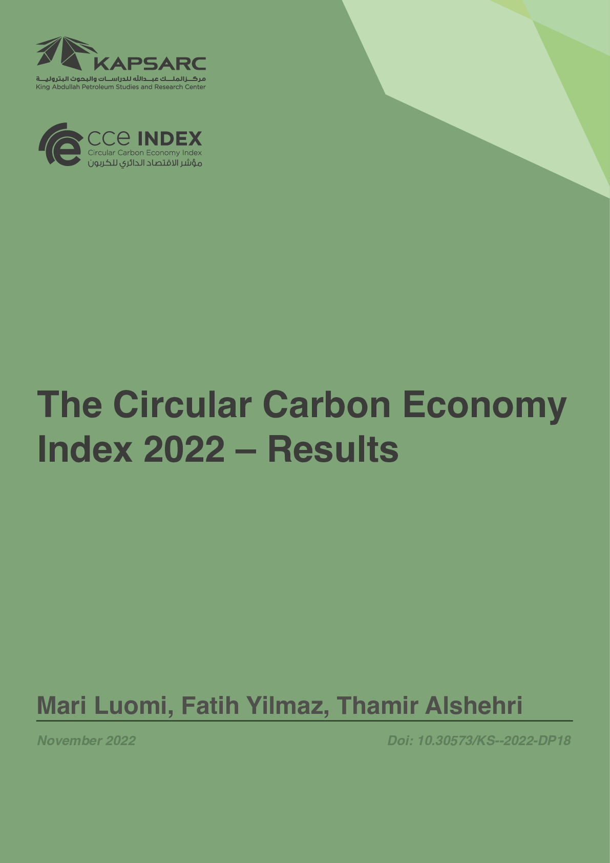 The Circular Carbon Economy Index 2022 – Results (3)