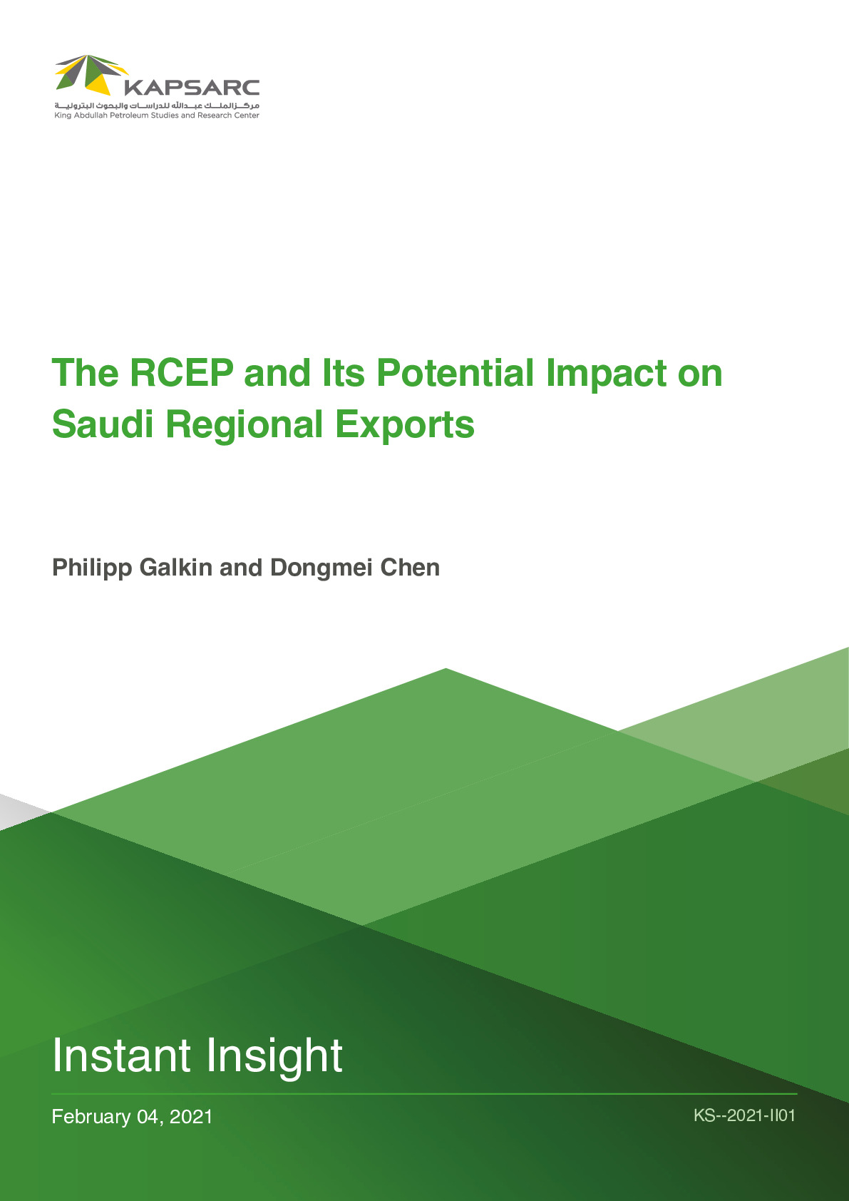 The RCEP and its Potential Impact on Saudi Regional Exports (1)