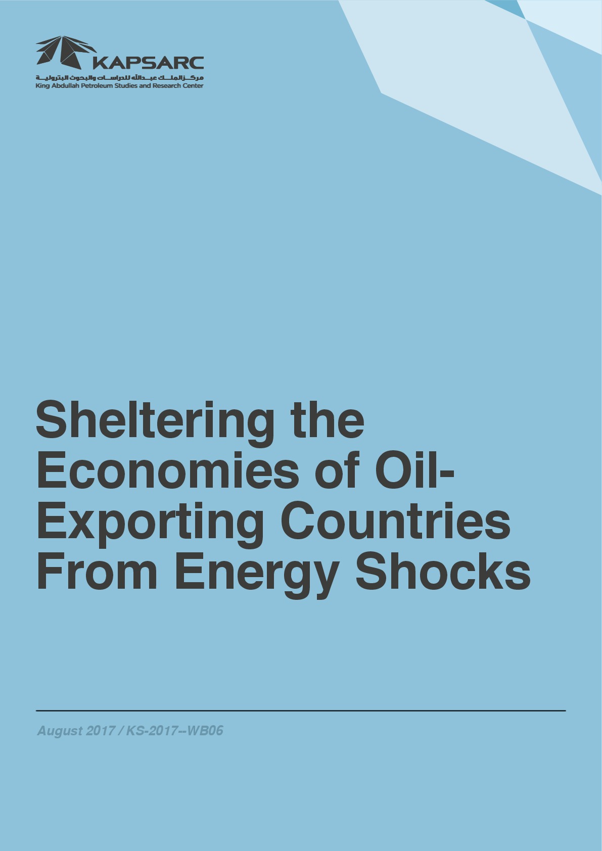 Sheltering the Economies of Oil Exporting Countries From Energy Shocks (1)