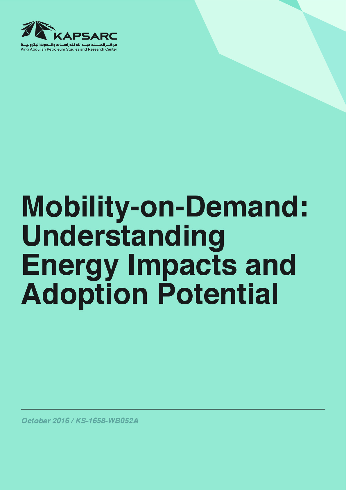 Mobility-on-Demand: Understanding Energy Impacts and Adoption Potential (1)