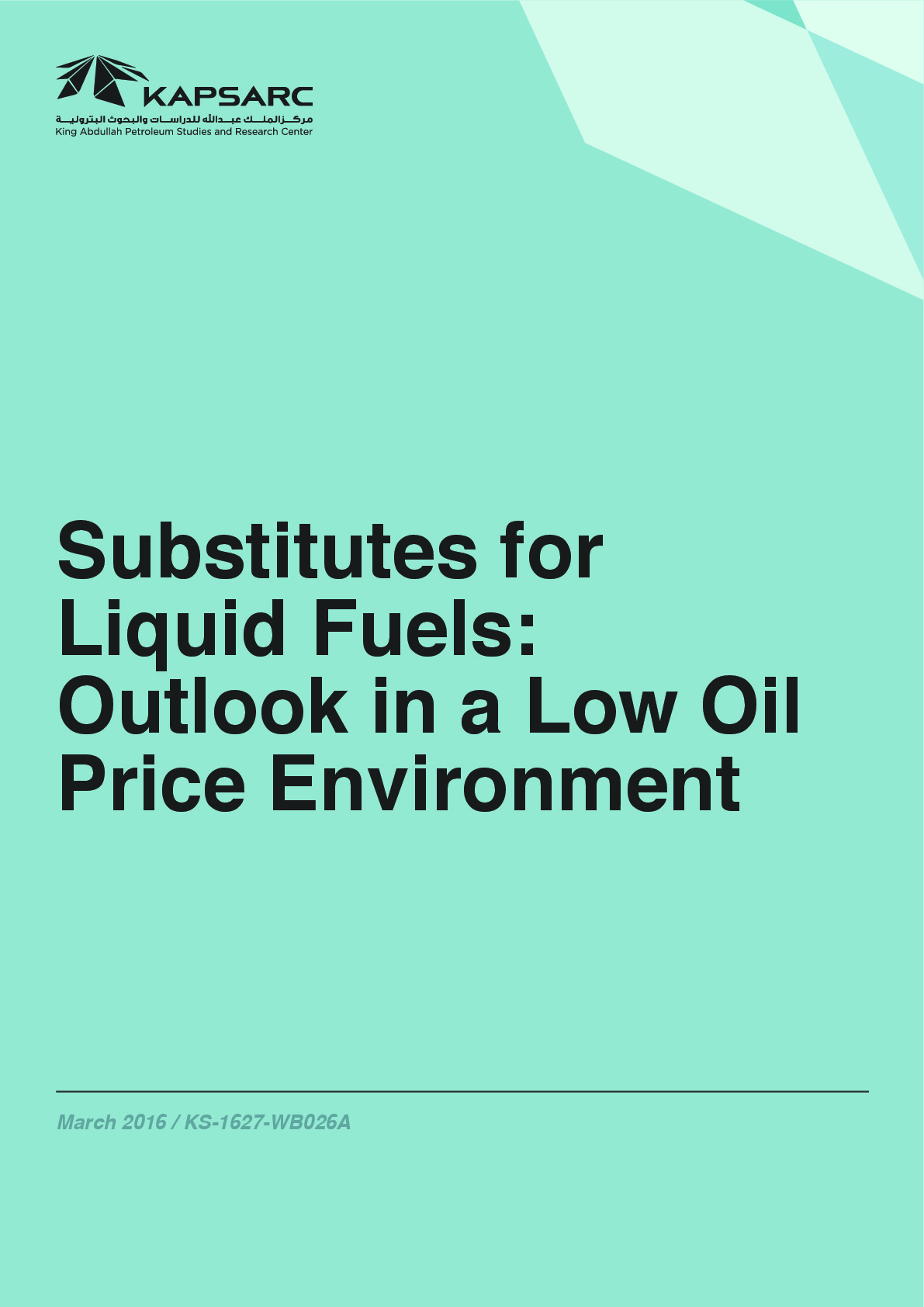 Substitutes for Liquid Fuels &amp;#8211; Outlook in a Low Oil Price Environment (1)