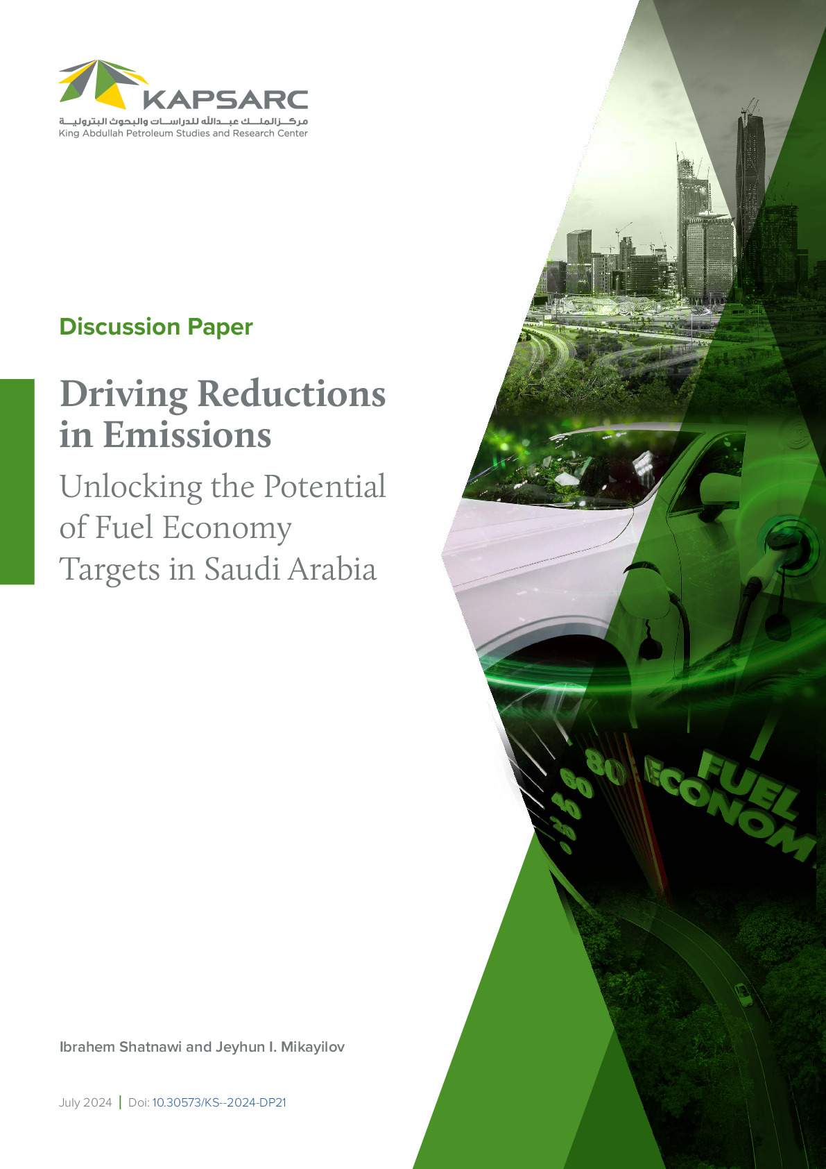 Driving Reductions in Emissions: Unlocking the Potential of Fuel Economy Targets in Saudi Arabia (1)