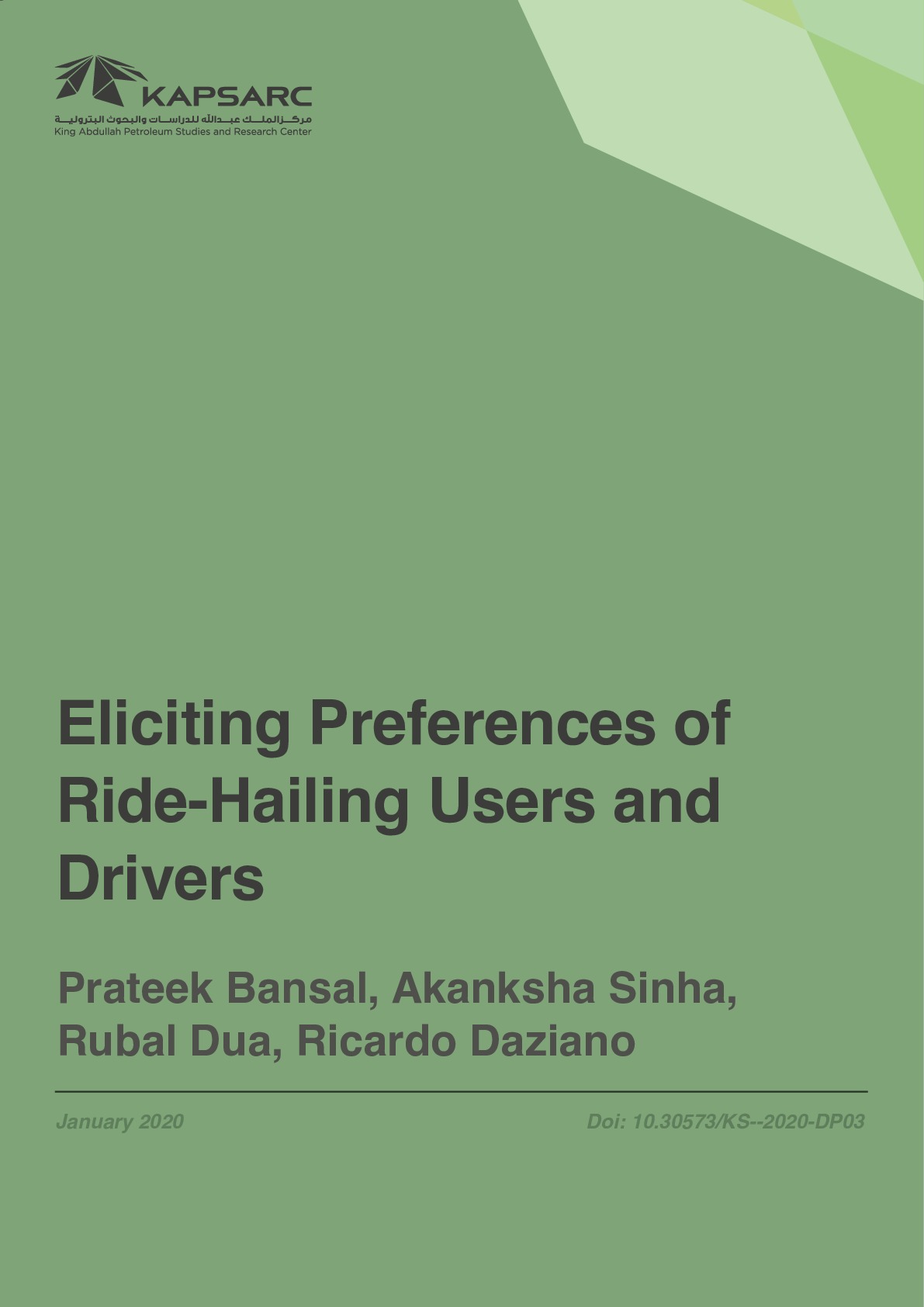 Eliciting Preferences of Ride-Hailing Users and Drivers (1)