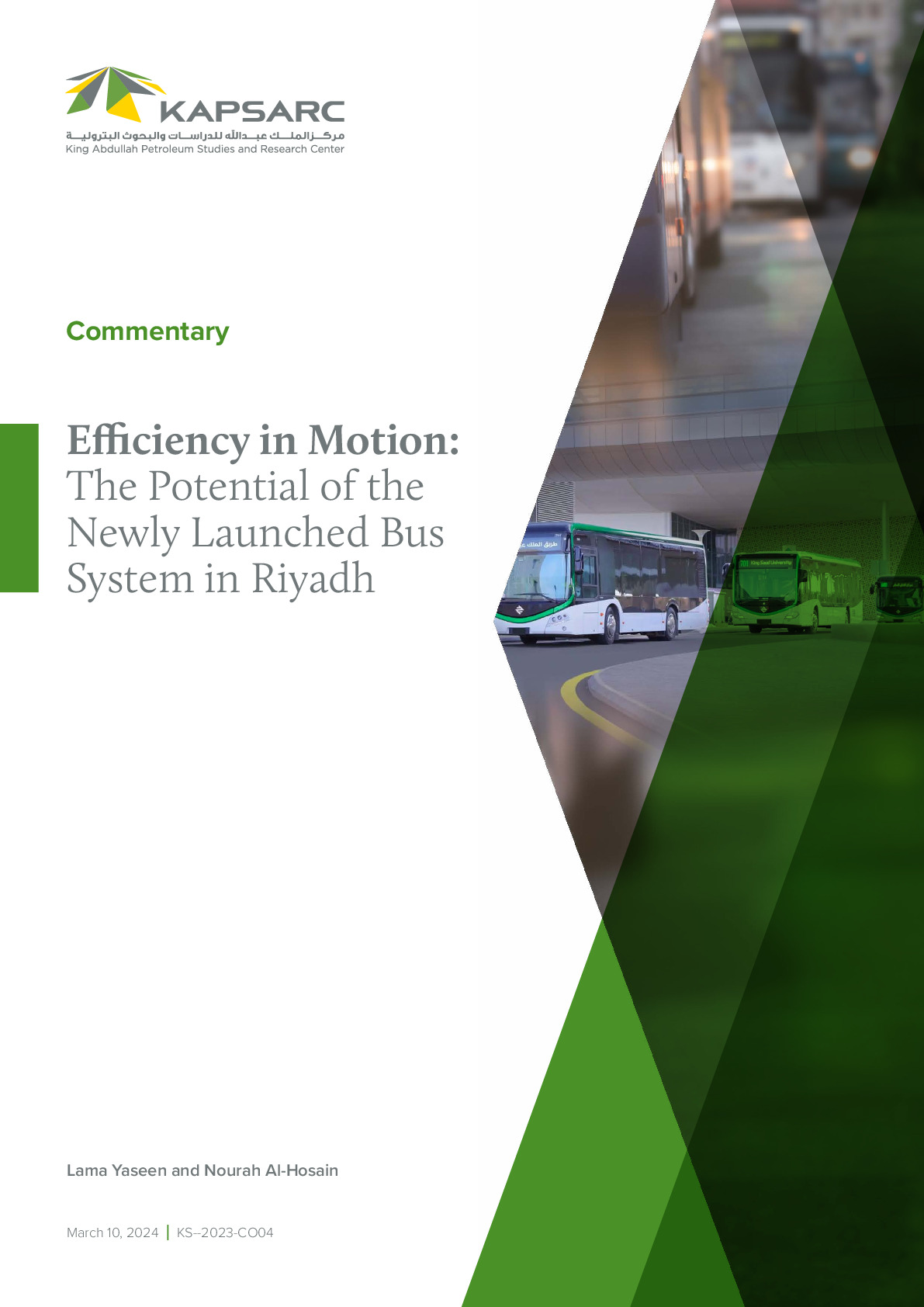 Efficiency in Motion: The Potential of the Newly Launched Bus System in Riyadh (1)