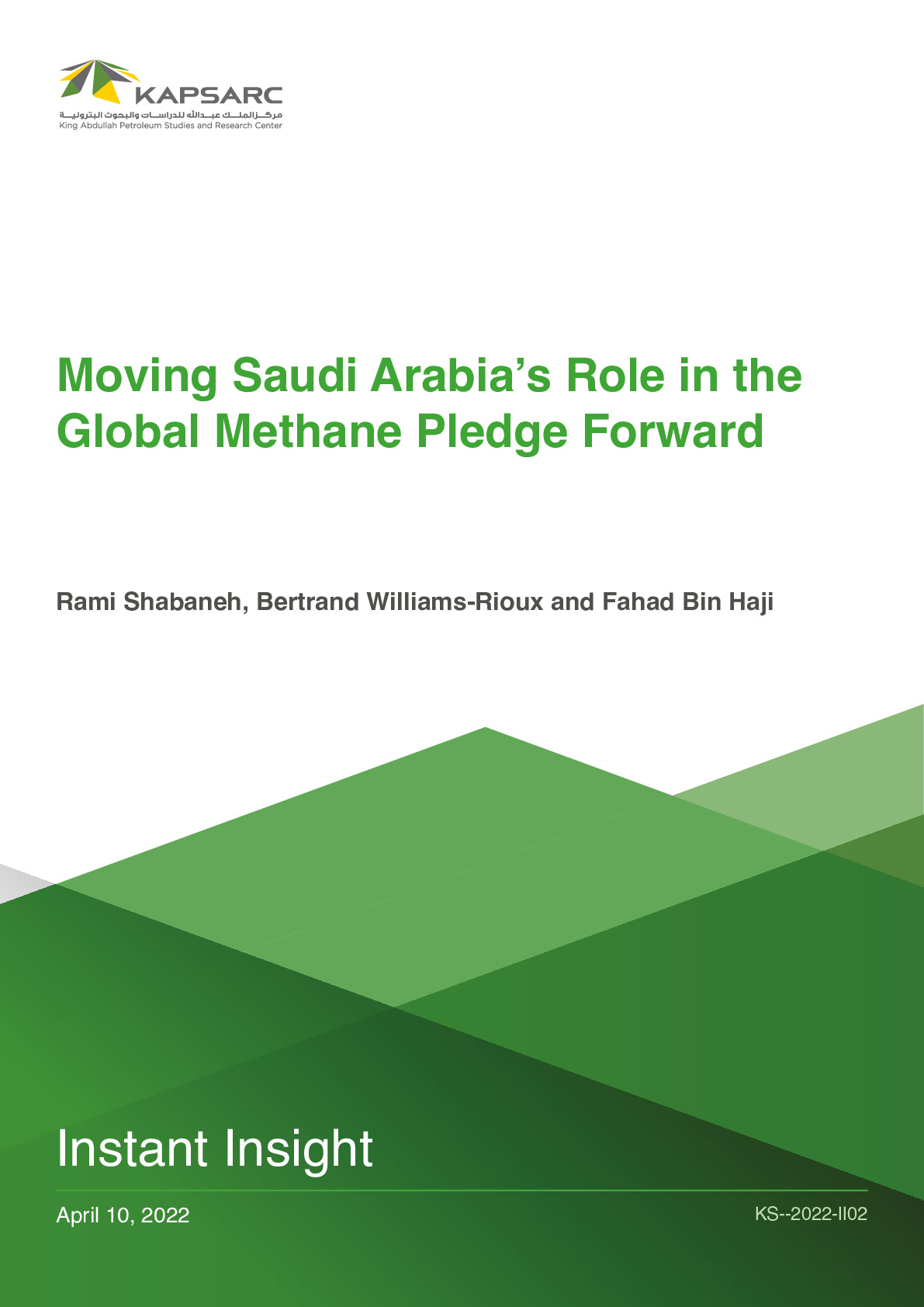 Moving Saudi Arabia’s Role in the Global Methane Pledge Forward (1)