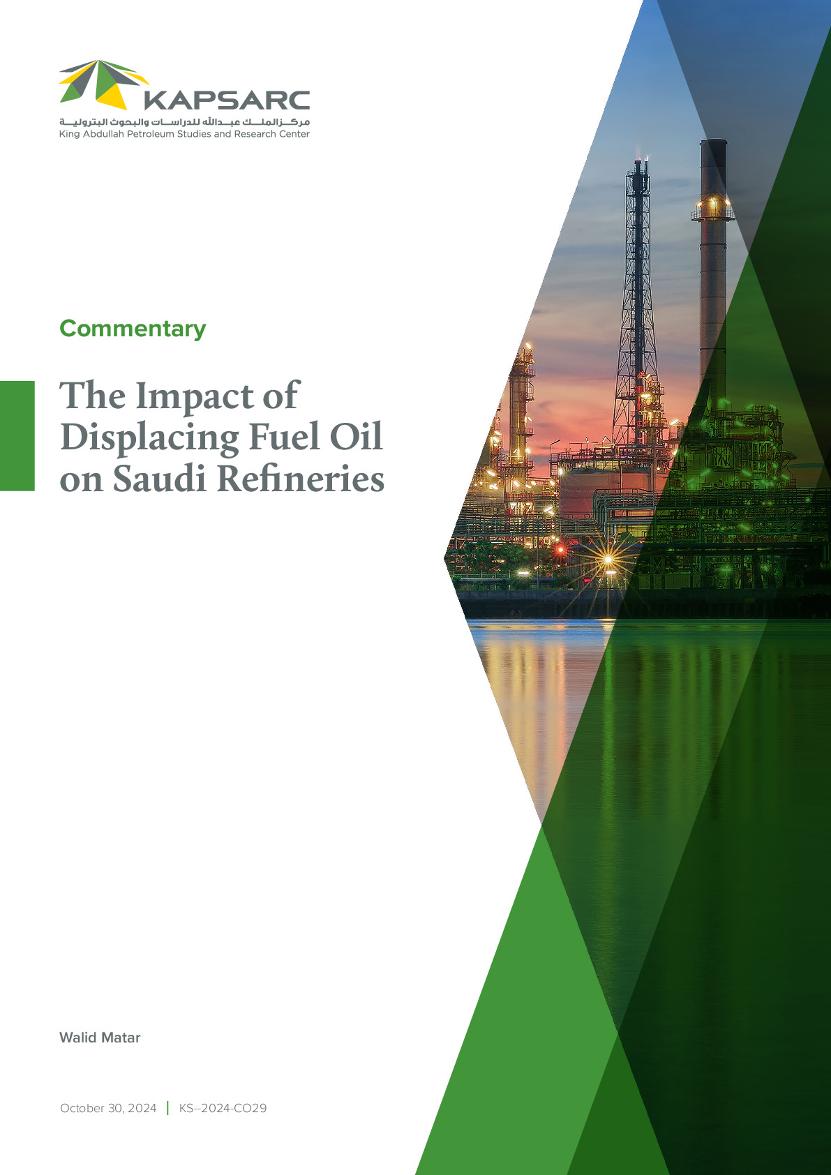 The Impact of Displacing Fuel Oil on Saudi Refineries (1)