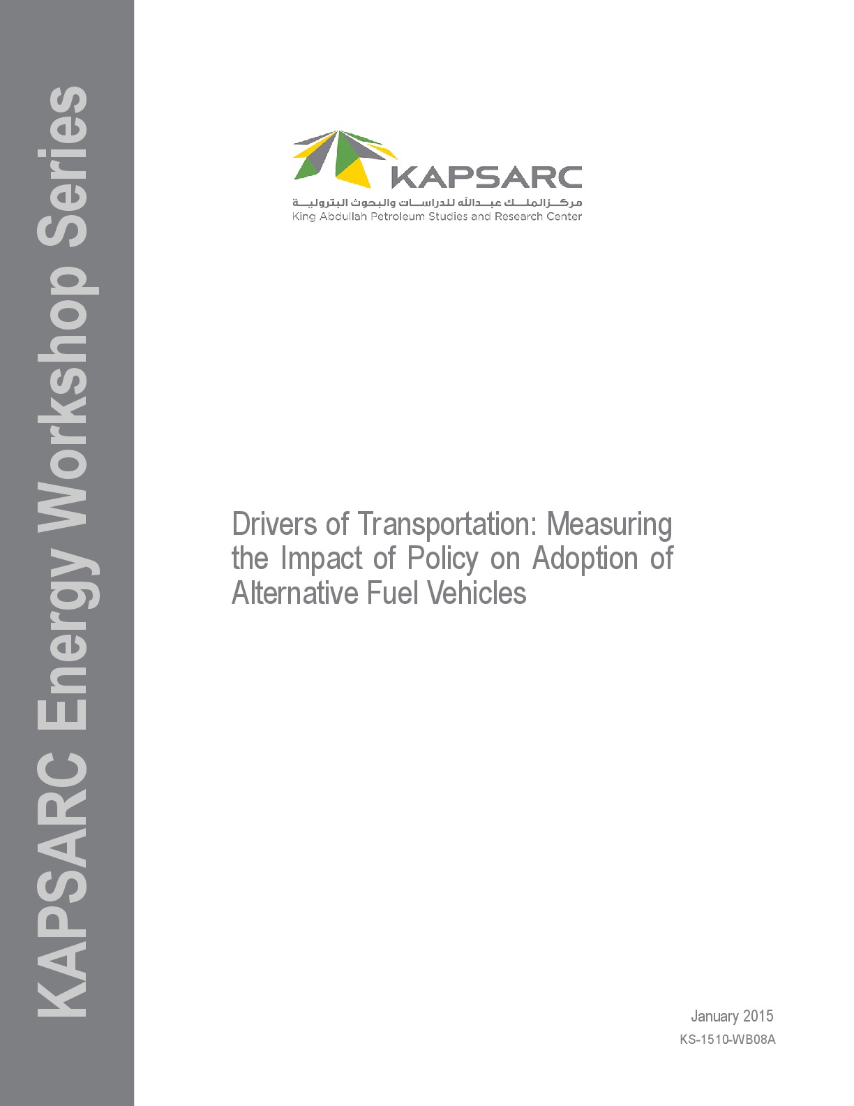 Drivers of Transportation: Measuring the Impact of Policy on Adoption of Alternative Fuel Vehicles (1)