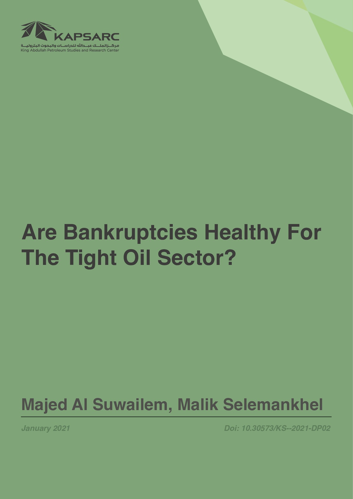 Are Bankruptcies Healthy For The Tight Oil Sector? (1)