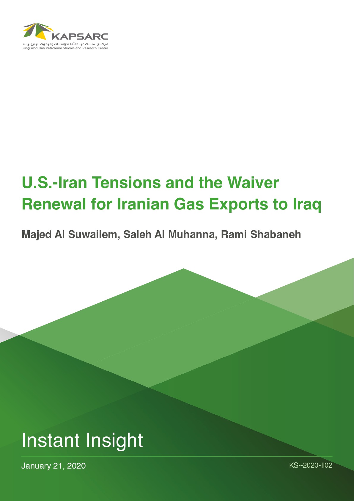 U.S.-Iran Tensions and the Waiver Renewal for Iranian Gas Exports to Iraq (1)