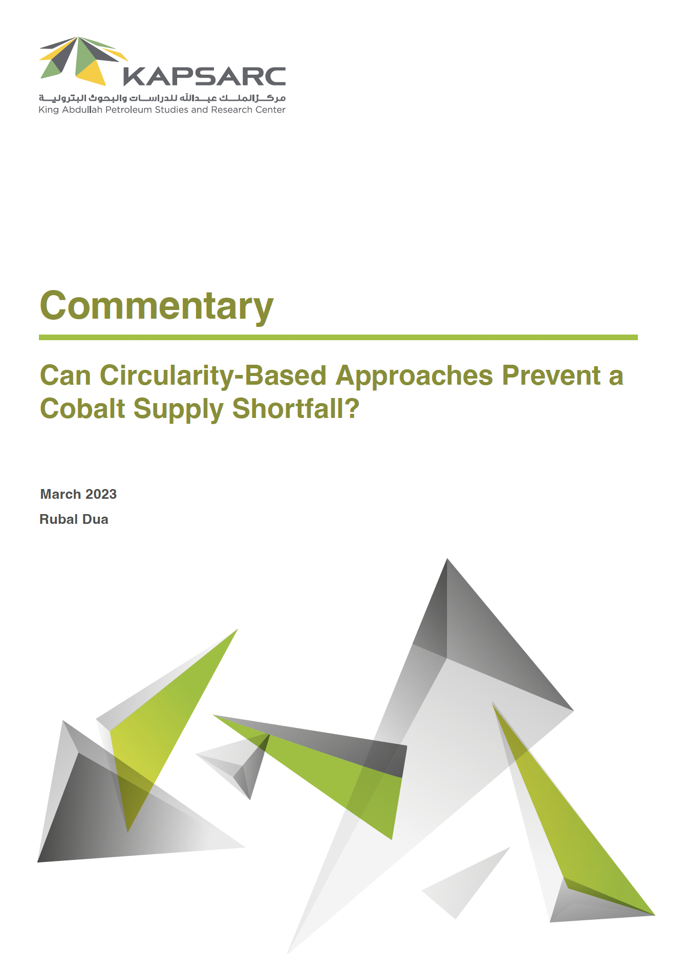 Can Circularity-Based Approaches Prevent a Cobalt Supply Shortfall? (1)