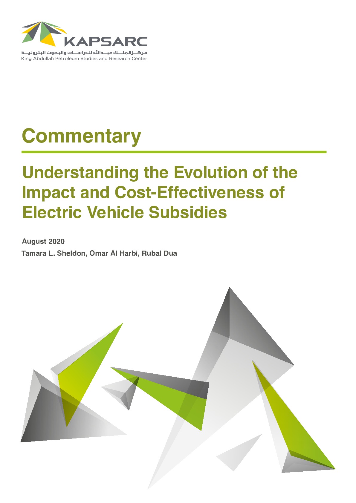 Understanding the Evolution of the Impact and Cost-Effectiveness of Electric Vehicle Subsidies (1)