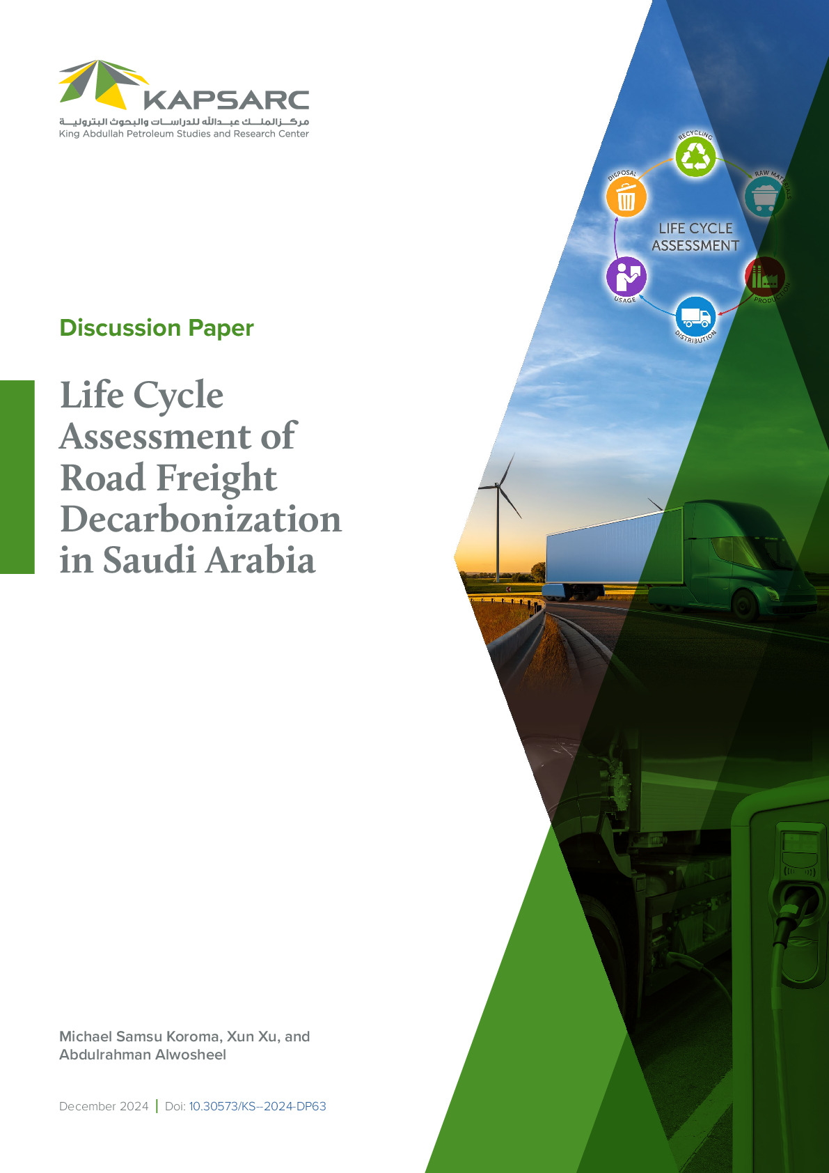 Life Cycle Assessment of Road Freight Decarbonization in Saudi Arabia (1)