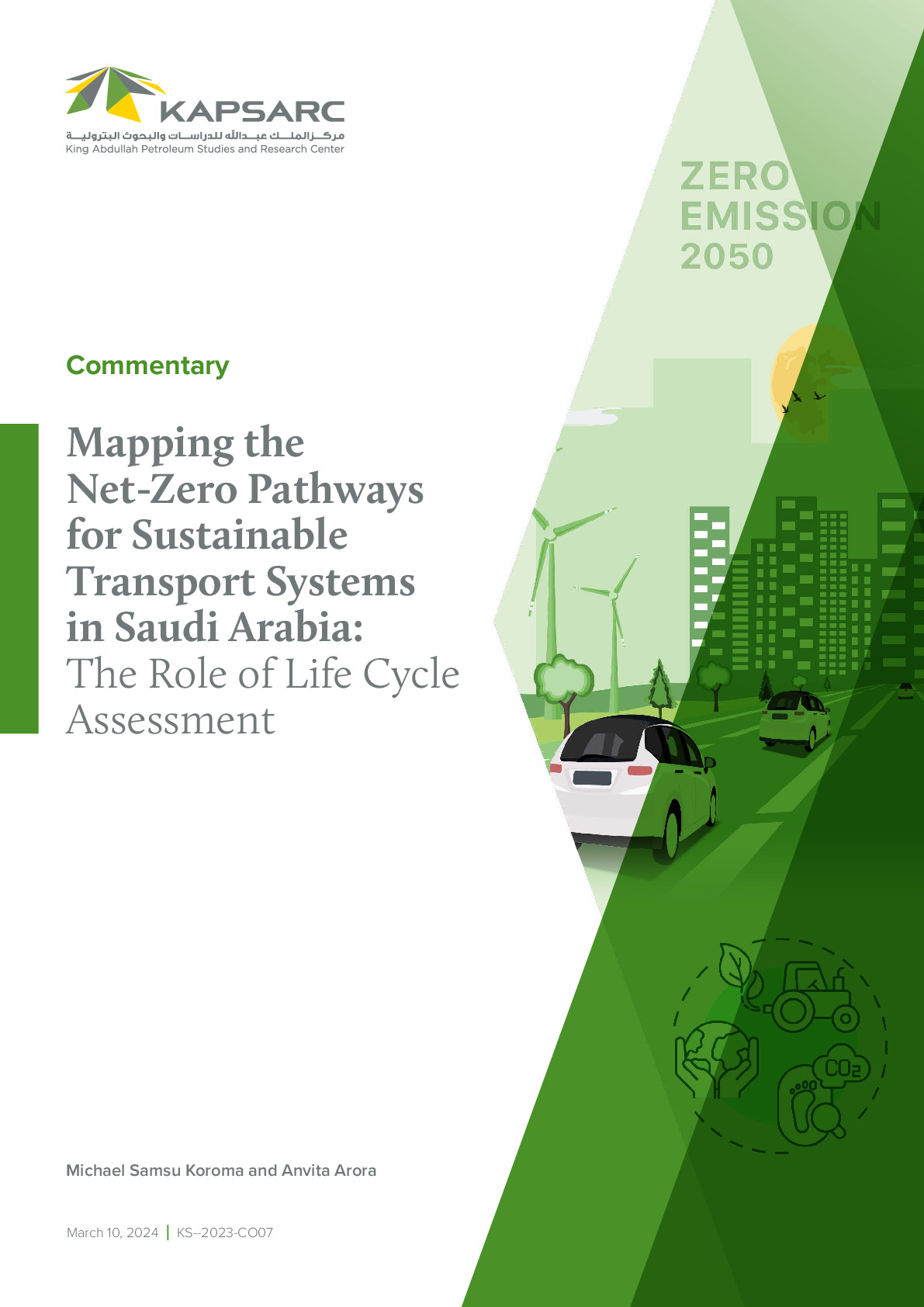 Mapping the Net-Zero Pathways for Sustainable Transport Systems in Saudi Arabia: The Role of Life Cycle Assessment (1)