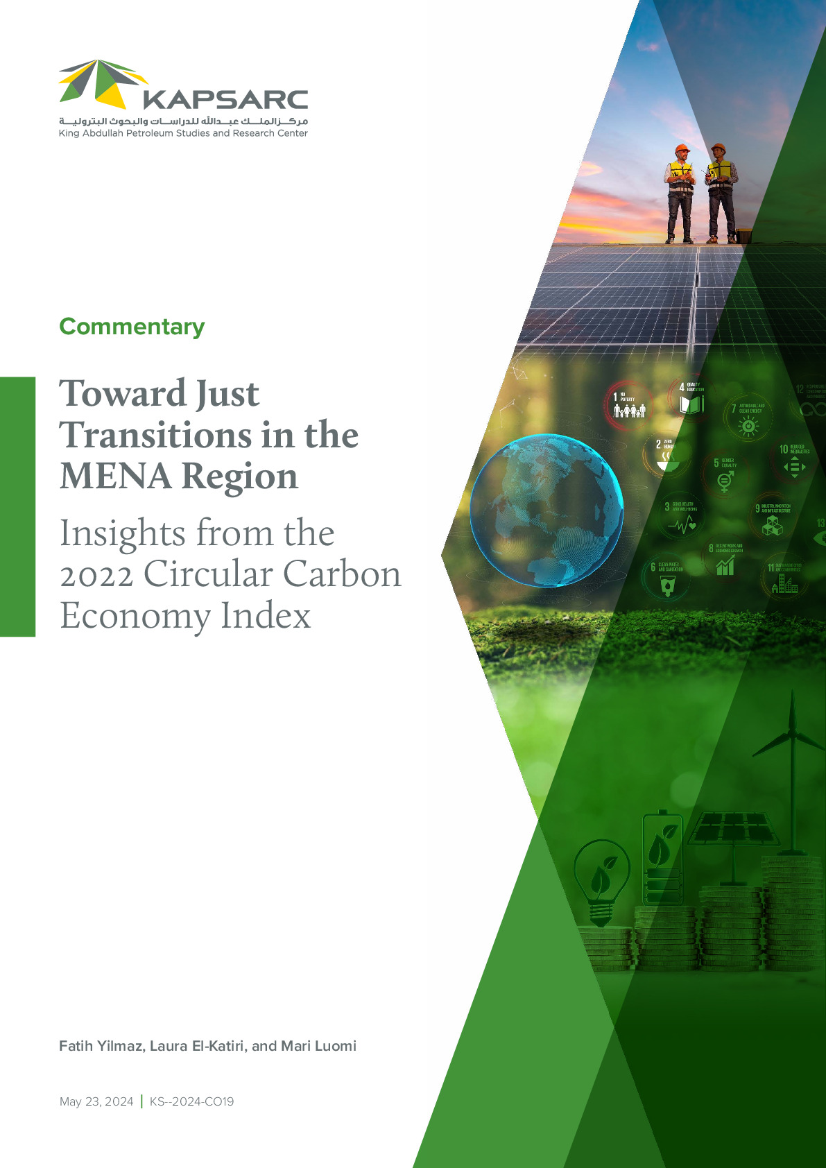 Toward Just Transitions in the MENA Region: Insights from the 2022 Circular Carbon Economy Index (1)