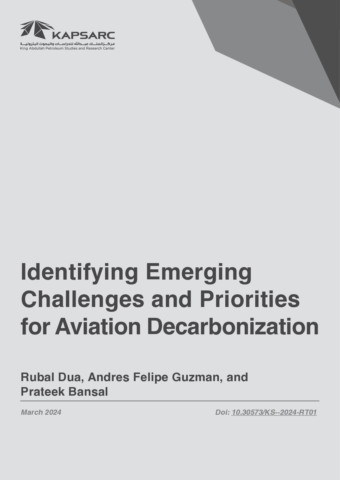 Identifying Emerging Challenges and Priorities for Aviation Decarbonization (1)