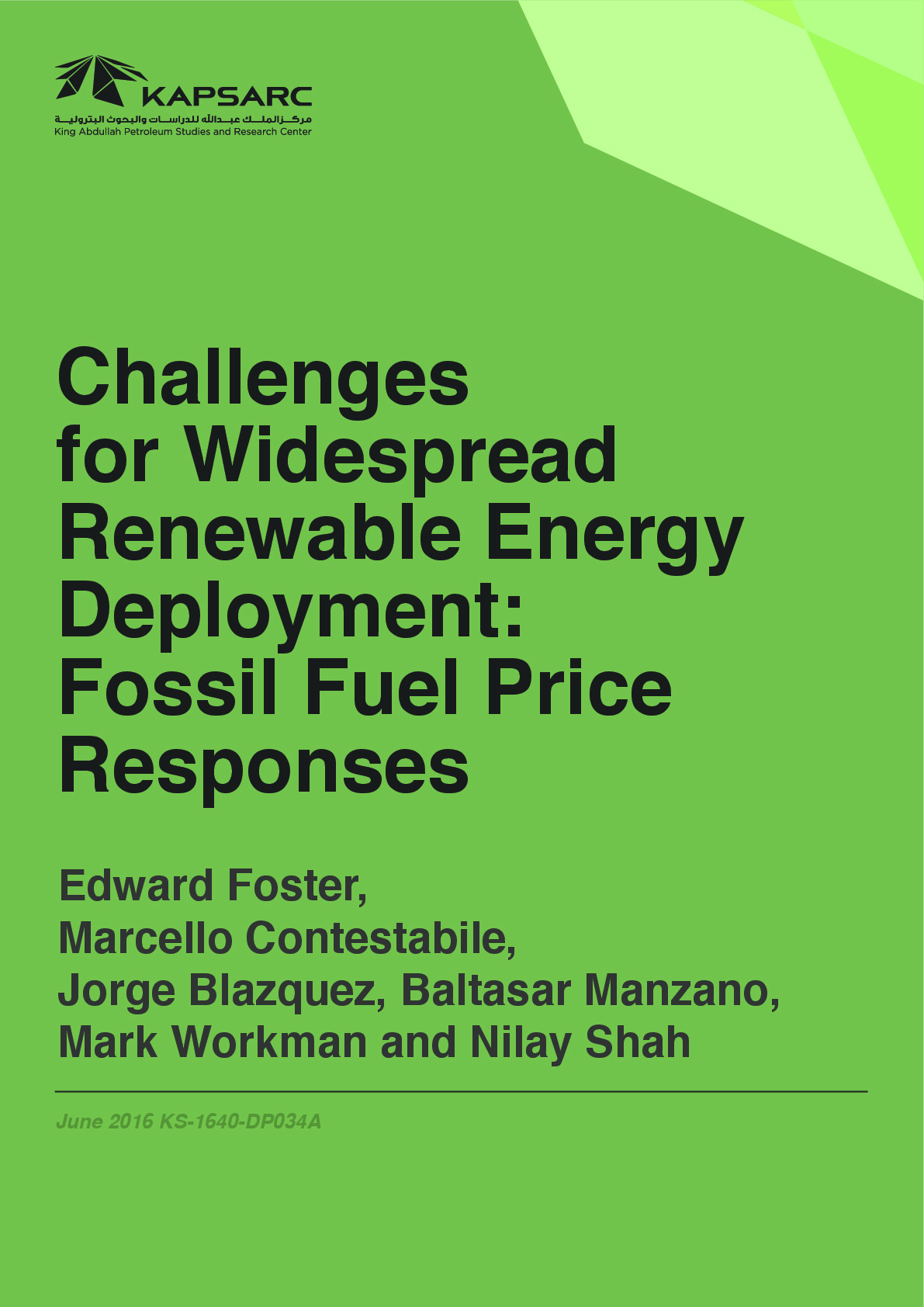 Challenges for Widespread Renewable Energy Deployment (1)