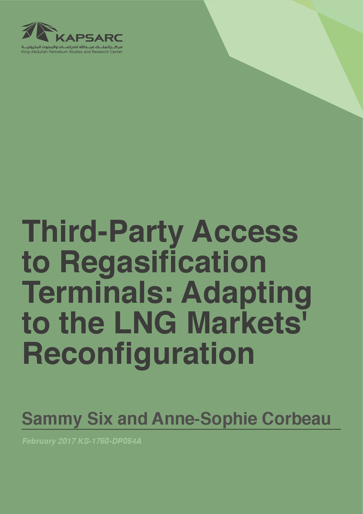 Third-Party Access to Regasification Terminals: Adapting to the LNG Markets&amp;#8217; Reconfiguration (1)